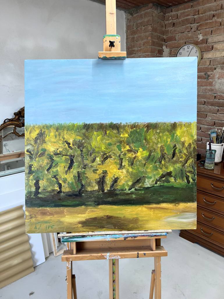 Original Contemporary Landscape Painting by Sivan Gal