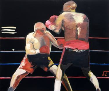 Original Expressionism Sports Paintings by Sivan Gal