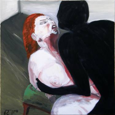 Original Expressionism Erotic Paintings by Sivan Gal