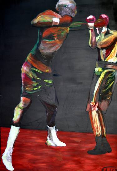 Original Sport Paintings by Sivan Gal