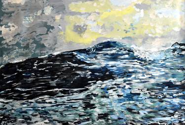 Original Expressionism Seascape Paintings by Sivan Gal