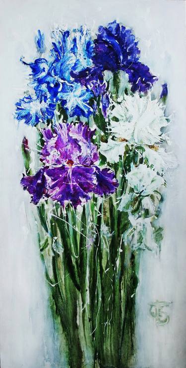 Original Floral Paintings by Anastasiya Bernie