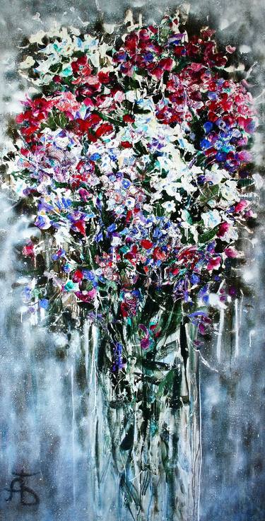 Original Expressionism Botanic Paintings by Anastasiya Bernie