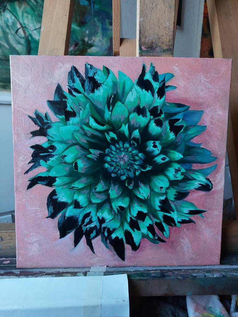 Original Conceptual Botanic Painting by Tracey Cky