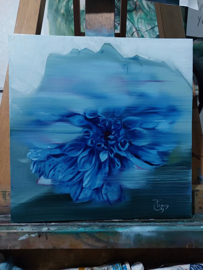 Original Floral Painting by Tracey Cky