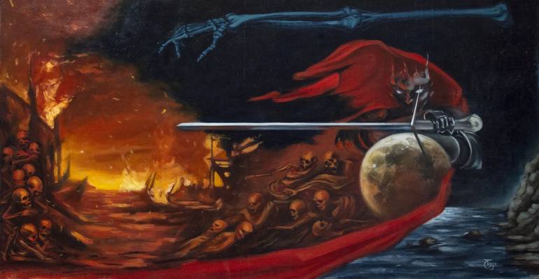 Print of Conceptual Fantasy Paintings by Tracey Cky