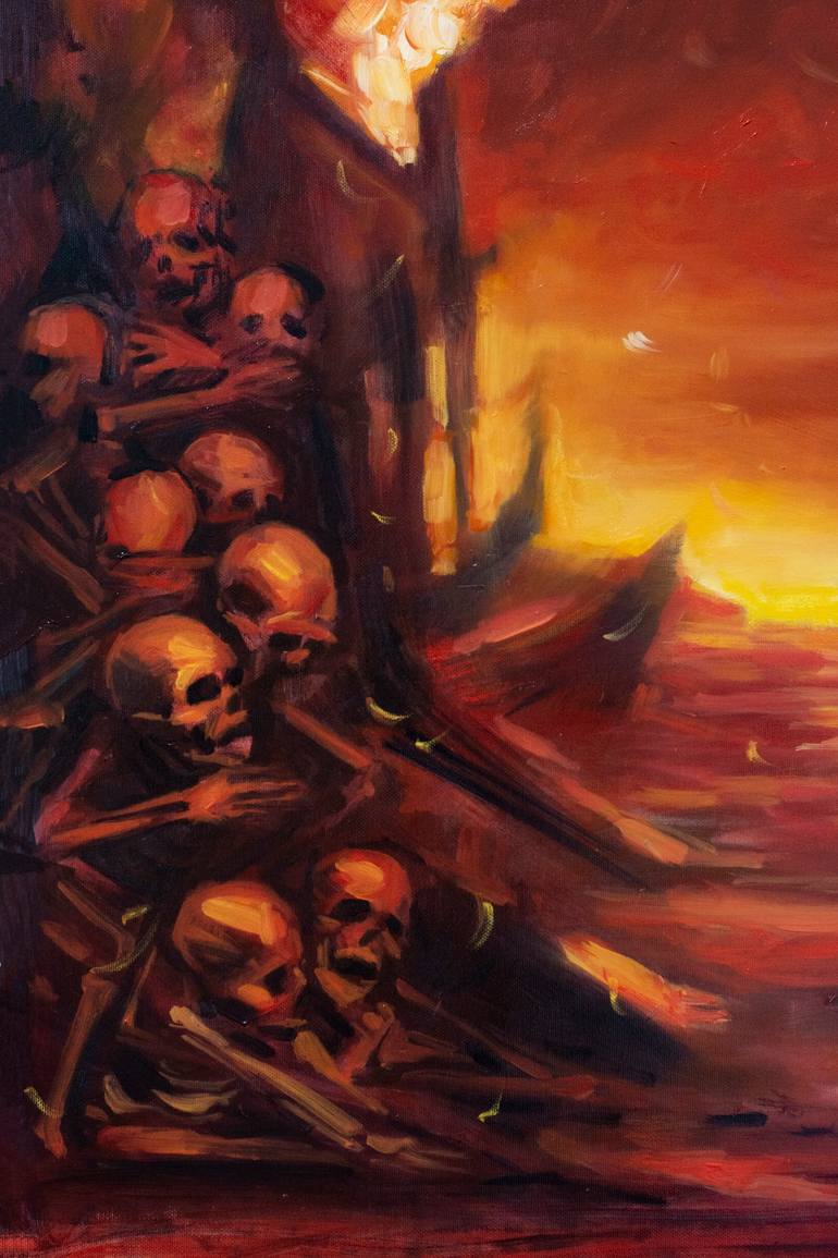 Original Conceptual Fantasy Painting by Tracey Cky