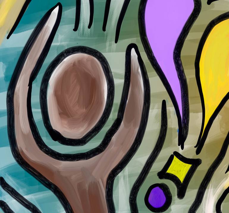 Original Abstract Expressionism Abstract Painting by Will Felix