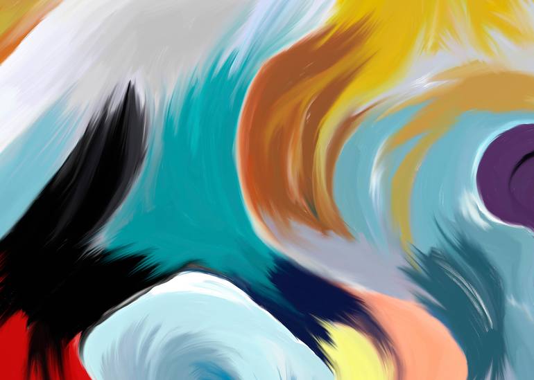 Original Abstract Expressionism Abstract Painting by Will Felix