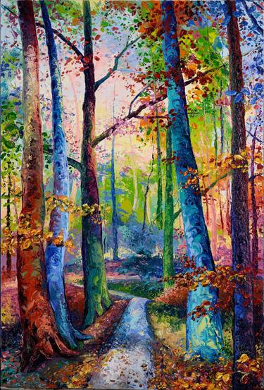 Original Impressionism Nature Paintings by eileen dorsey