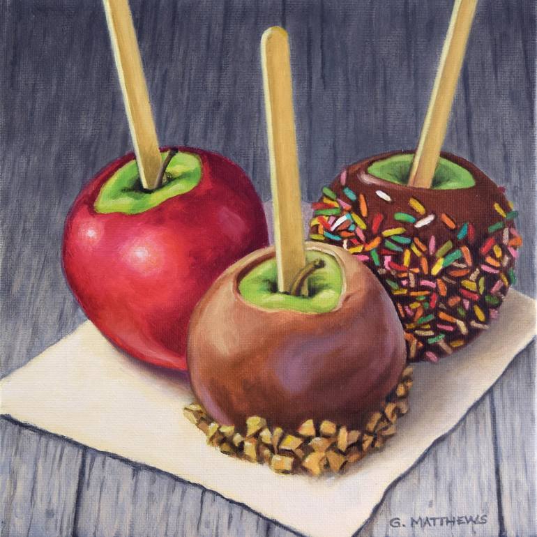 Candied Apples Painting by Gary Matthews Saatchi Art