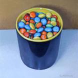 M&M's in cup by Gary Matthews