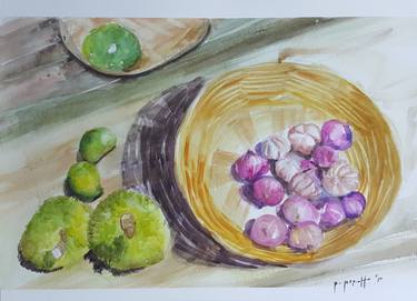 Print of Still Life Paintings by Socorro Pinky Peralta