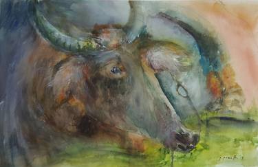 Print of Impressionism Animal Paintings by Socorro Pinky Peralta