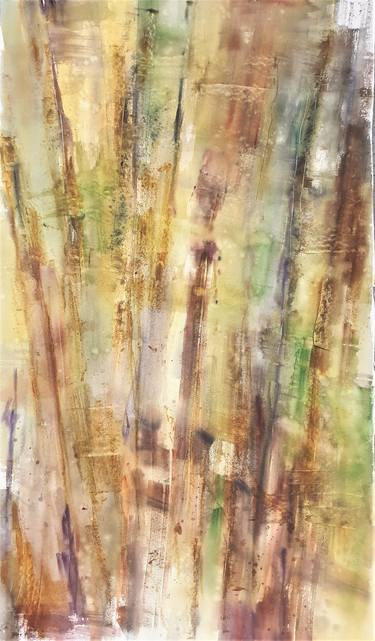Original Abstract Expressionism Nature Paintings by Socorro Pinky Peralta