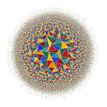 Print of Modern Geometric Paintings by Stella Zuegel