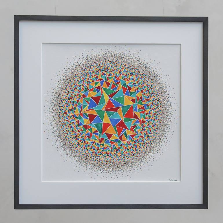 Original Contemporary Geometric Painting by Stella Zuegel