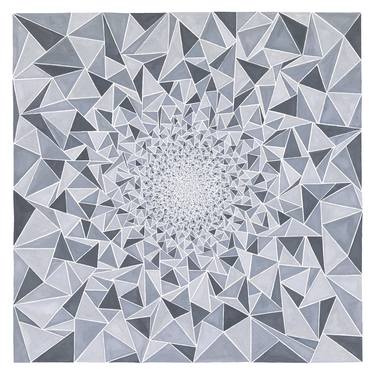 Original Abstract Geometric Printmaking by Stella Zuegel