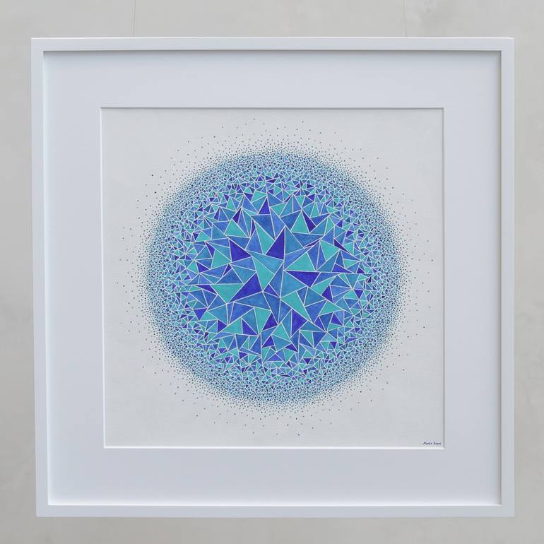 Original Contemporary Geometric Painting by Stella Zuegel