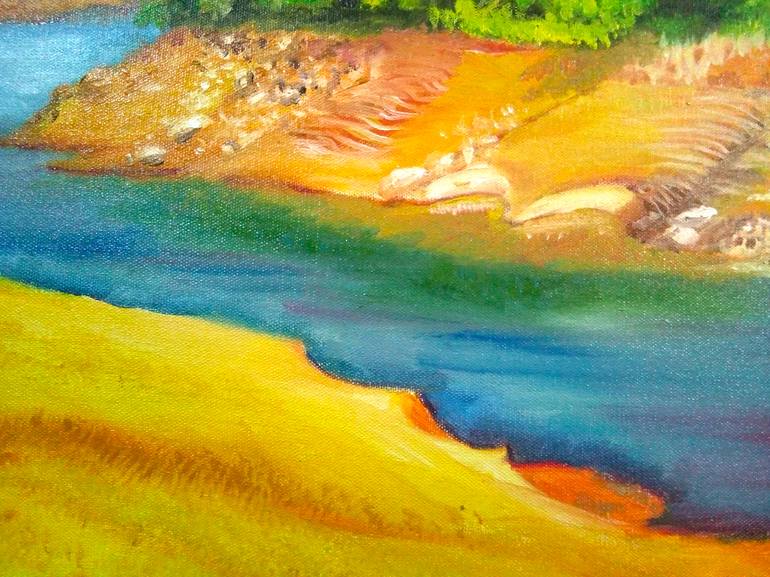 Original landscape Nature Painting by Swati Gupta