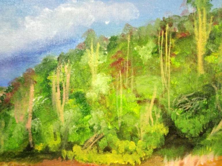 Original landscape Nature Painting by Swati Gupta