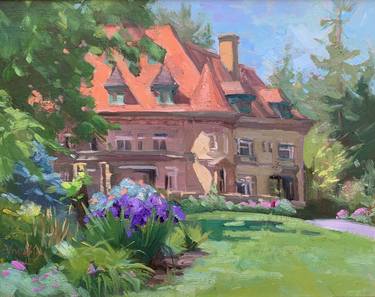 Pittock Mansion (plein air) thumb