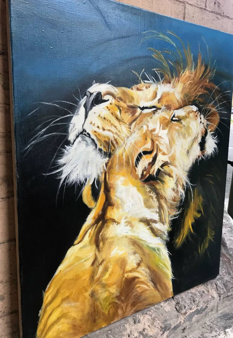 Original Realism Animal Painting by Denis Moroz