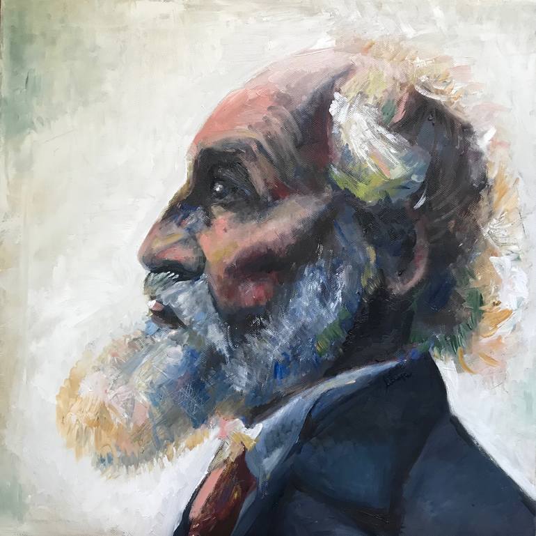 Old man Painting by Joze Rikken | Saatchi Art