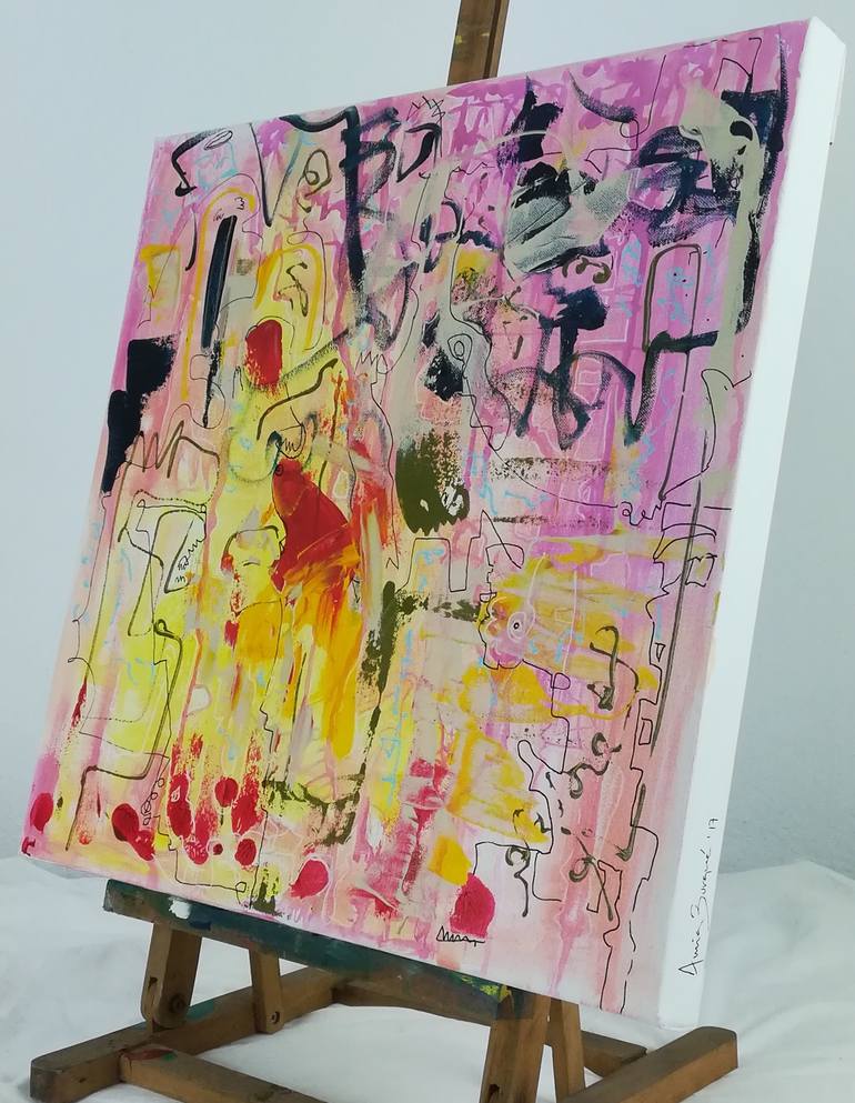 Original Abstract Painting by Annia Burqué