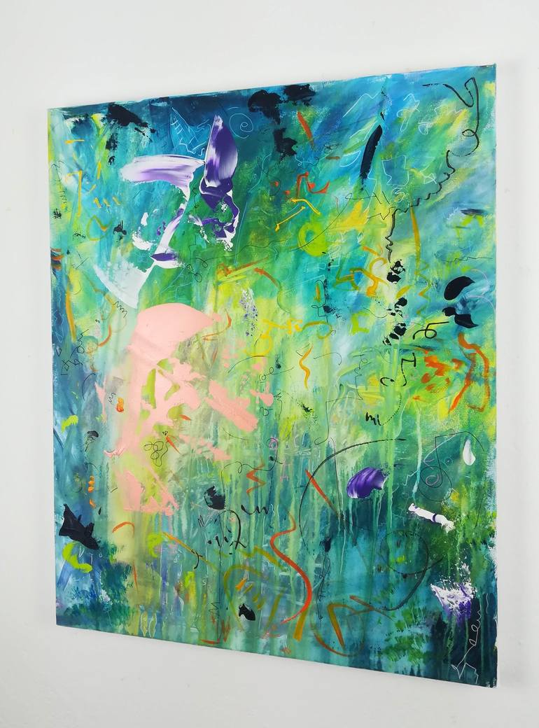 Original Abstract Painting by Annia Burqué