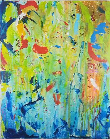 Original Abstract Paintings by Annia Burqué