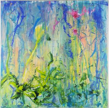 Original Abstract Expressionism Abstract Paintings by Annia Burqué