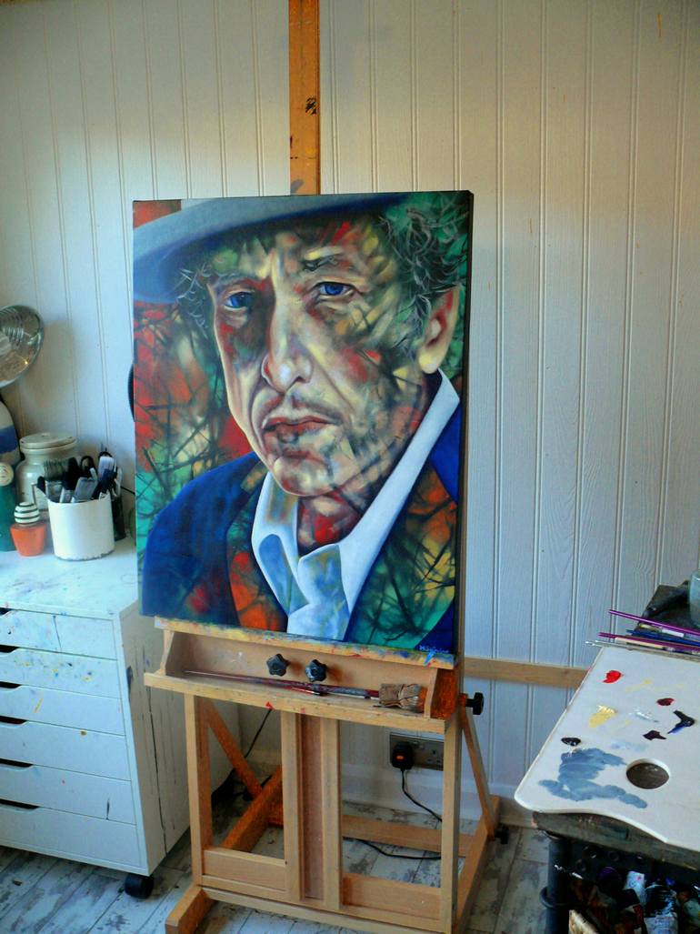 Original Figurative People Painting by Mark Antony Skirving