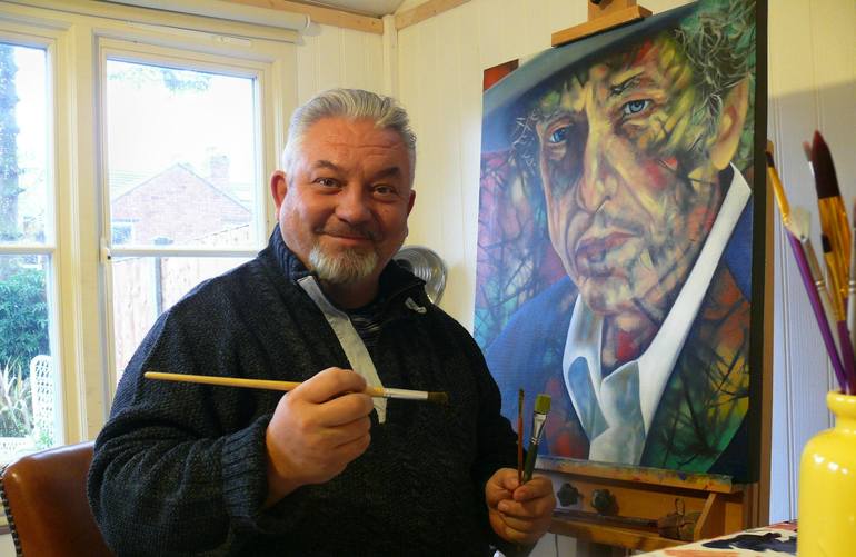 Original Figurative People Painting by Mark Antony Skirving