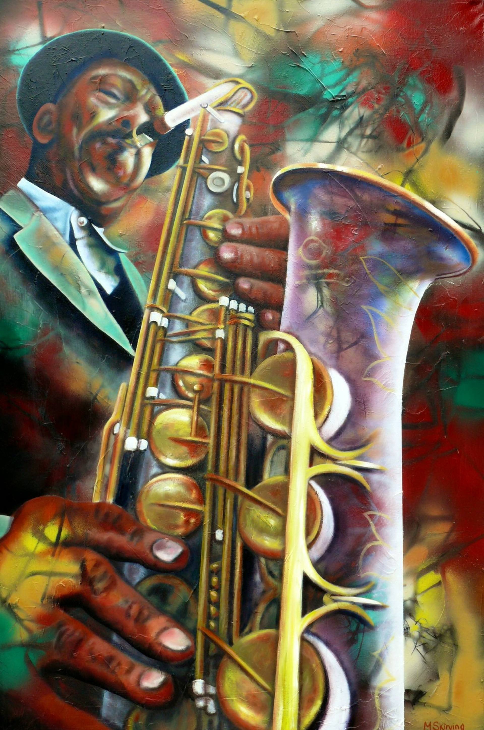 Free Jazz Painting by Mark Antony Skirving | Saatchi Art