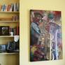 Portrait of legendary saxophonist and Free Jazz sax pioneer Ornette Coleman.
