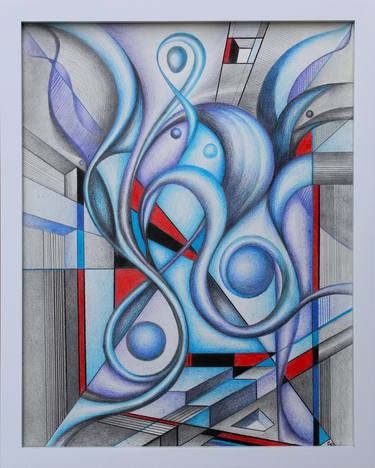Original Conceptual Abstract Drawings by Pavel Stoykov