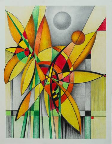 Original Contemporary Abstract Drawings by Pavel Stoykov