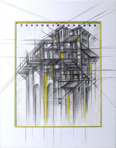 Original Fine Art Architecture Drawings by Pavel Stoykov
