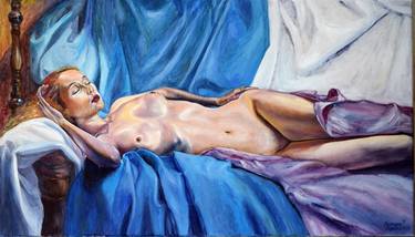 Original Fine Art Nude Paintings by Viktoriya Korzheva