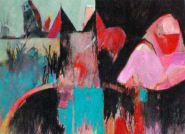 Original Expressionism Abstract Paintings by Raul Dorn
