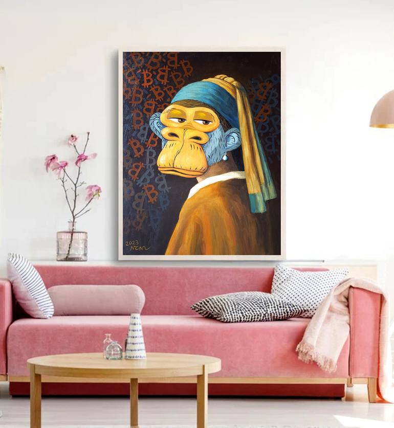 Original Pop Art Famous Painting by Nguyen Chi Nguyen