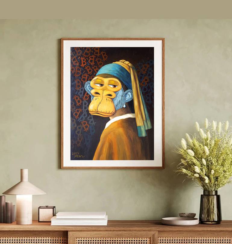 Original Pop Art Famous Painting by Nguyen Chi Nguyen