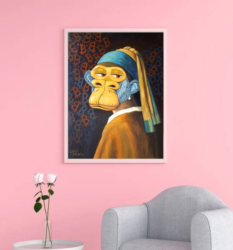 Original Pop Art Famous Painting by Nguyen Chi Nguyen