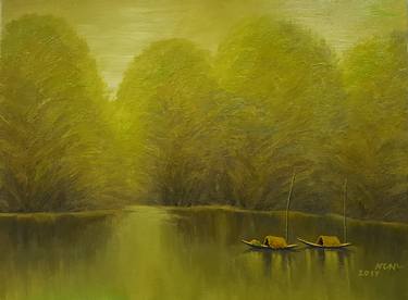 Print of Fine Art Landscape Paintings by Nguyen Chi Nguyen