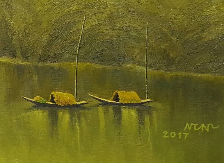 Original Landscape Painting by Nguyen Chi Nguyen