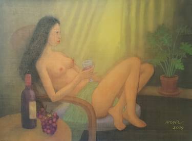 Print of Nude Paintings by Nguyen Chi Nguyen