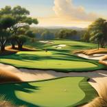 Sunset Soirée: A Golf Course Reimagined by Mariia Gonchar