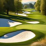 Heavenly Holes: A Fantastical Golf Landscape by Mariia Gonchar