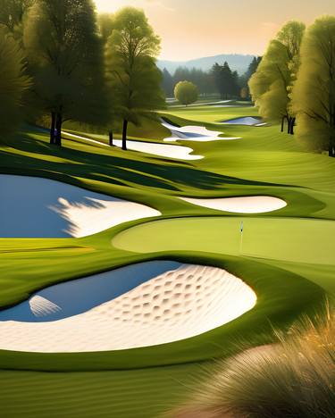 Heavenly Holes: A Fantastical Golf Landscape thumb
